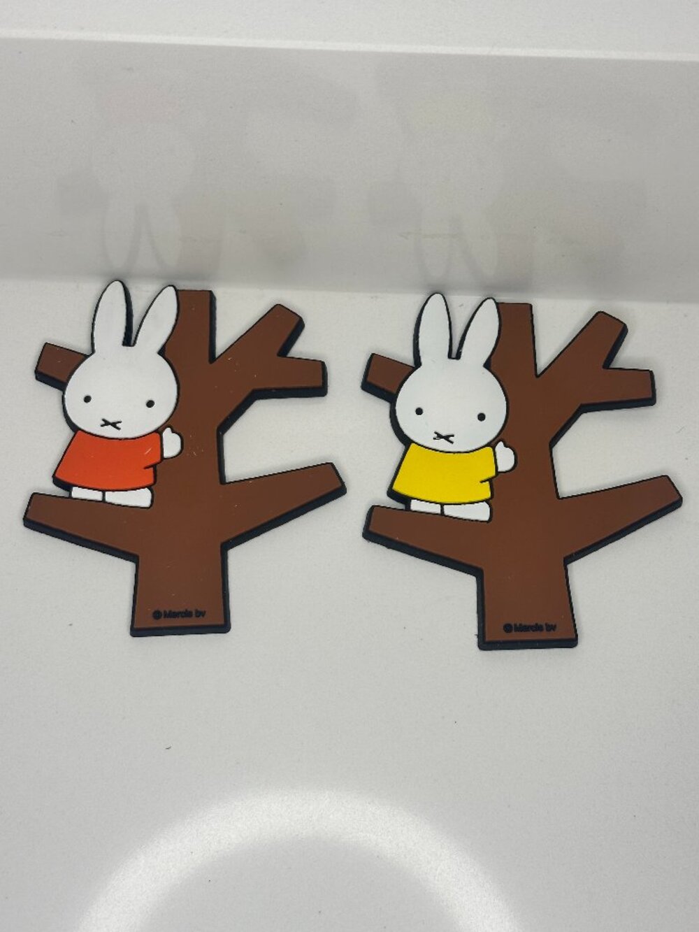 Miffy Bunny Tree Magnet Set of 2 – Orange & Yellow